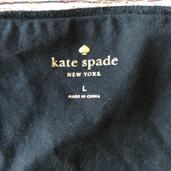 Kate Spade black tank - size L - Picture 3 of 4